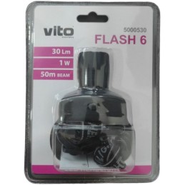 Torcia LED frontale 1W 30lm 6000k luce fredda