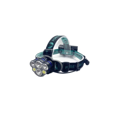 Lampada frontale Ultra 2x 10W/2x  3W 500 lm e 2x batterie 18650 1800mAh Li-Ion