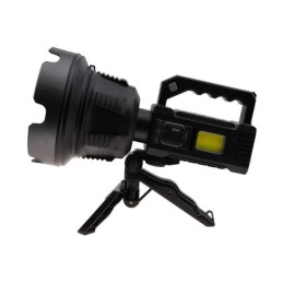 Torcia ricaricabile LED + COB con treppiede 150W