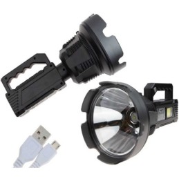 Torcia ricaricabile LED + COB con treppiede 150W