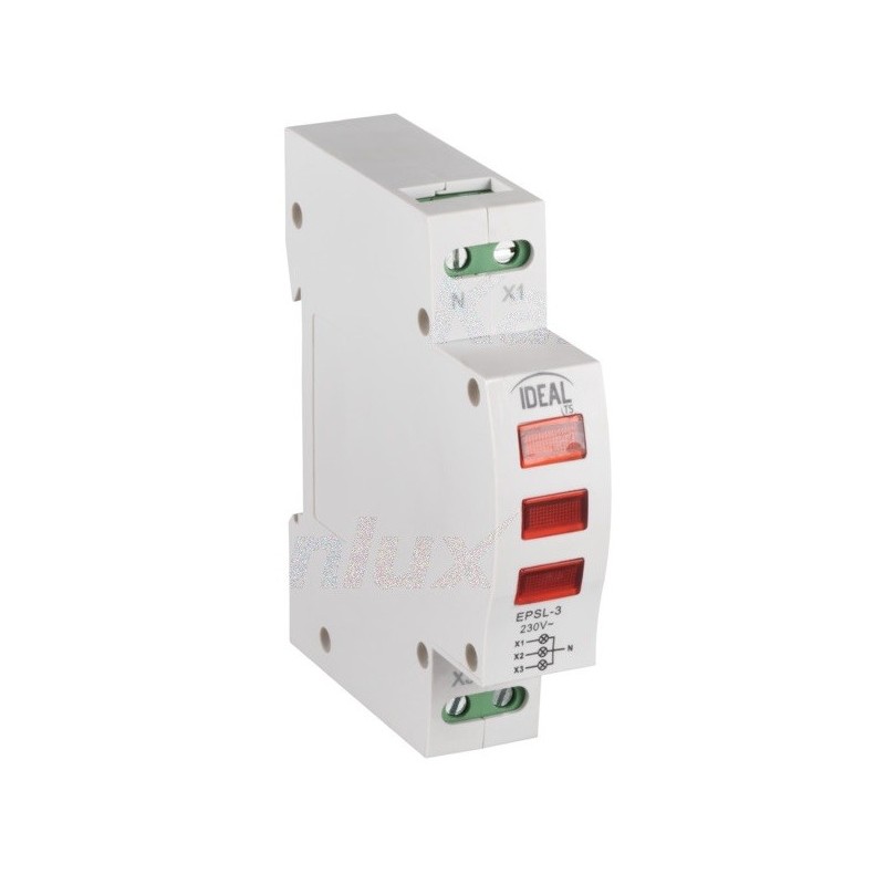Indicatore di tensione per guida din KLI-3R Kanlux