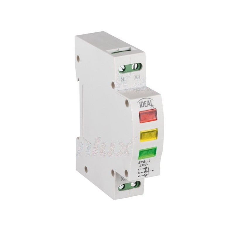 Indicatore di tensione per guida DIN KLI-RGY Kanlux