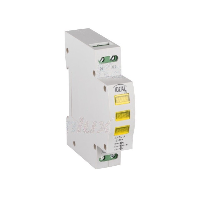 Indicatore di tensione per guida din KLI-3Y Kanlux