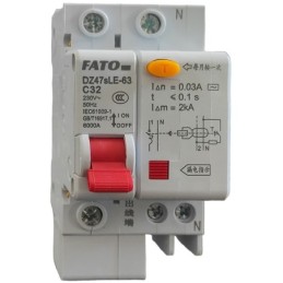 Interruttore magnetotermico differenziale 32A 30mA 1P+N