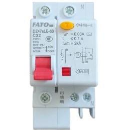 Interruttore magnetotermico differenziale 32A 30mA 1P+N