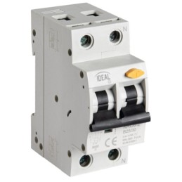 Interruttore magnetotermico differenziale 6kA 25A 2P KRO6 Kanlux