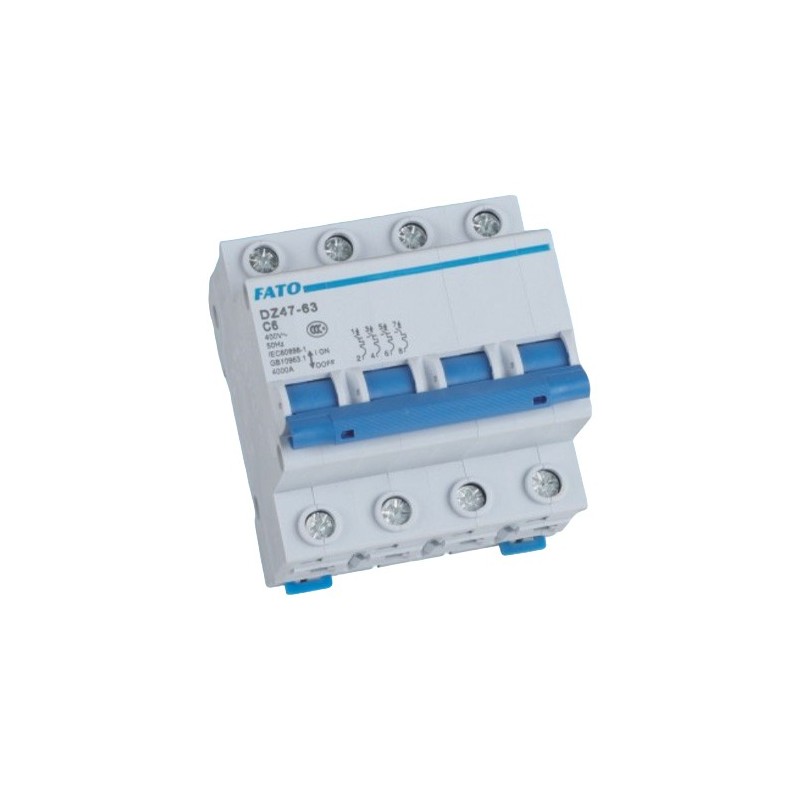 Interruttore magnetotermico 4P - C6