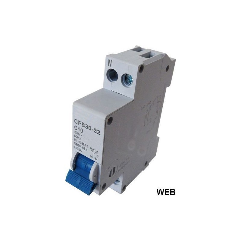 Interruttore magnetotermico 1P C20