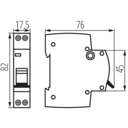Interruttore magnetotermico 1P+N C20 20A Kanlux