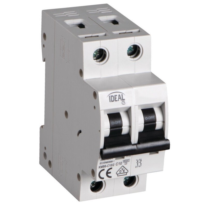 Interruttore magnetotermico 2P 10A Kanlux