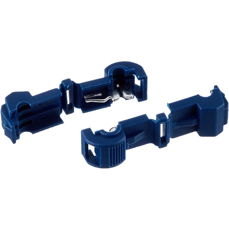 Morsetto di collegamento per filo a T  blu 100pz