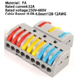 Morsettiera 3 INPUT / 9 OUTPUT  0.08-4.0mm ²/28-12AWG