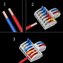 Morsettiera 2 INPUT / 6 OUTPUT  0.08-4.0mm²