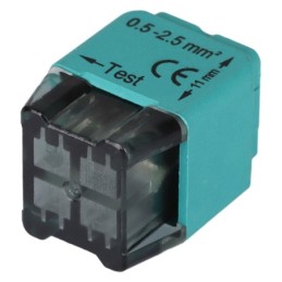 Morsettiera in plastica 4 poli 24A 300V 0,5-2,5mm