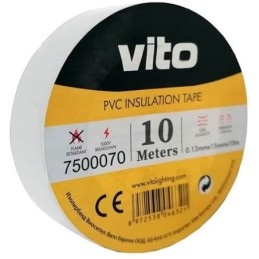 Nastro isolante 15mm 10m bianco Vito