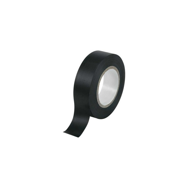 Nastro isolante nero 18mm 18m - Confezione da 10 pezzi