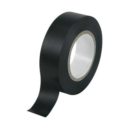 Nastro isolante nero 18mm 18m - Confezione da 10 pezzi