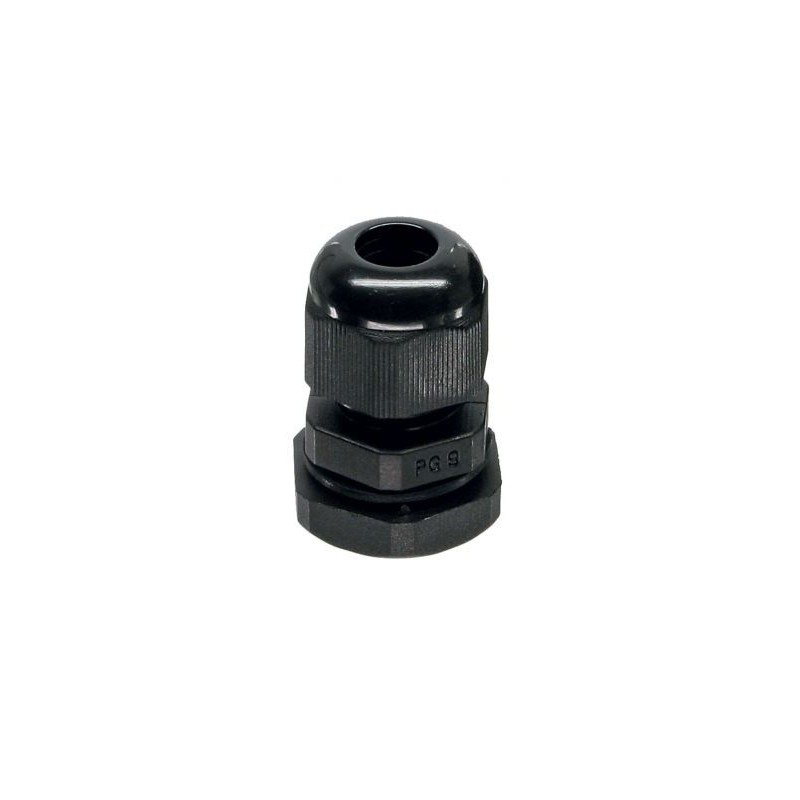 Boccola passacavo in Nylon - M18 - colore nero