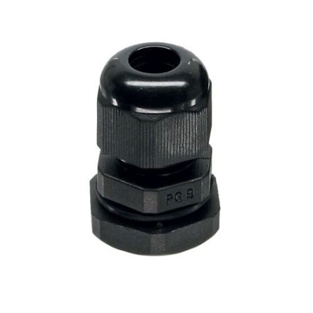 Boccola passacavo in Nylon - M18 - colore nero
