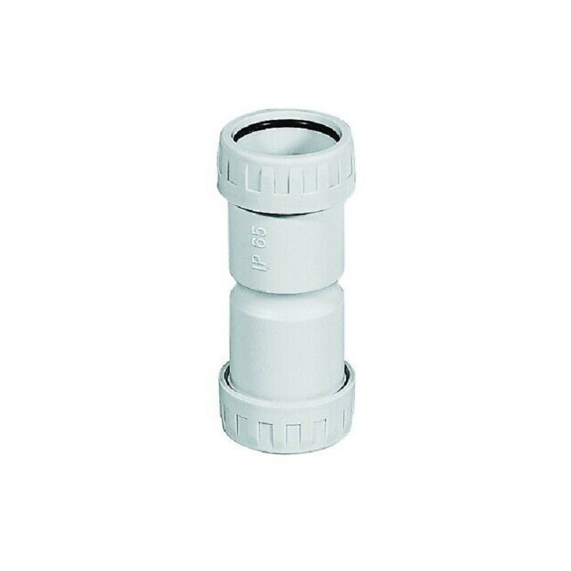 Manicotto stagno tubo-tubo in tecnopolimero IP65 Ø16mm ECMS16