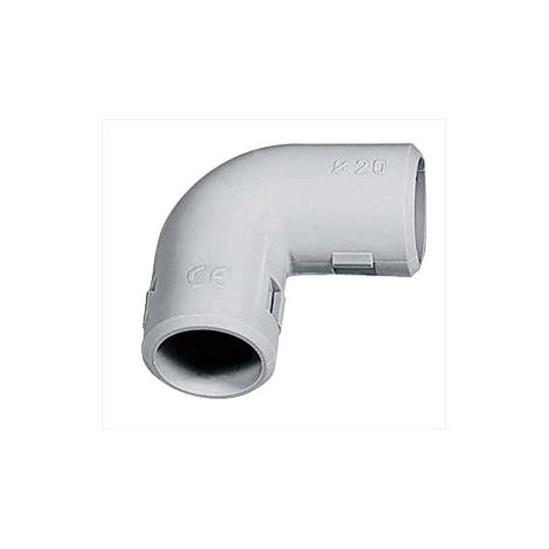 Curva 90° ispezionabile diametro 25mm IP40