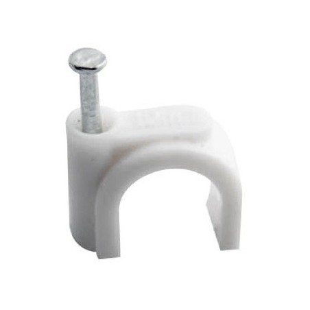 Graffette fissacavo 9mm - 100 pezzi