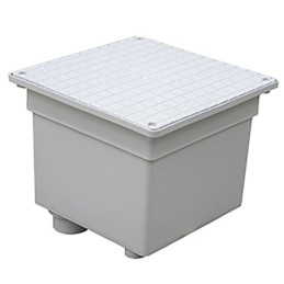 Pozzetto con coperchio per cavi elettrici PP con guarnizioni e viti 250×250 mm