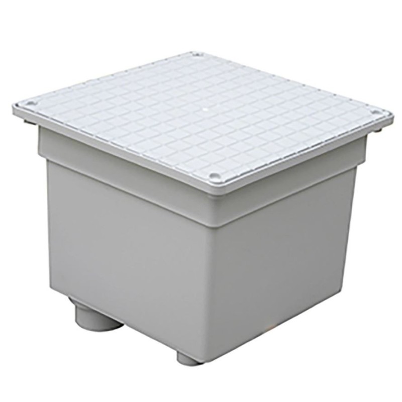 Pozzetto con coperchio per cavi elettrici PP con guarnizioni e viti 250×250 mm