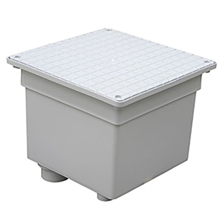 Pozzetto con coperchio per cavi elettrici PP con guarnizioni e viti 250×250 mm