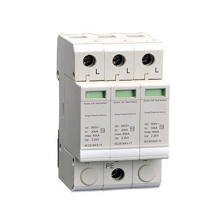 Scaricatore di sovratensione trifase 3P max 10KA
