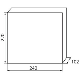 Quadro elettrico di distribuzione da incasso KDB 8 moduli Kanlux