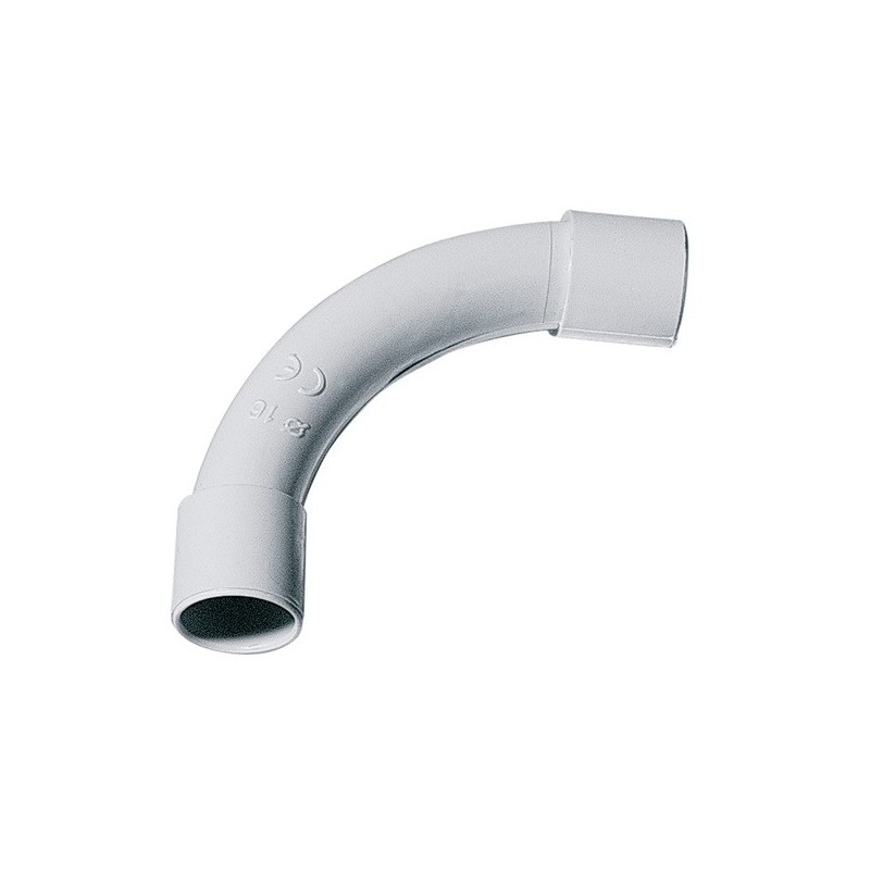 Curva a 90° per tubo rigido IP40 Ø25mm