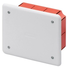Scatola di derivazione da incasso con coperchio IP40 92x92x45mm Faeg