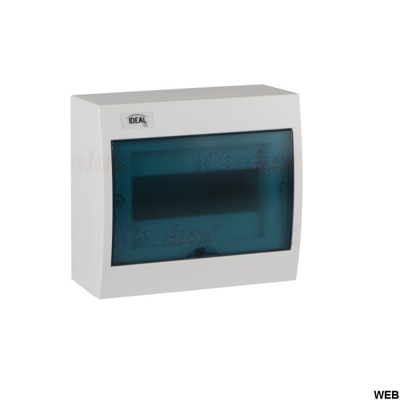 Quadro elettrico di distribuzione da parete serie KDB IP30 8 moduli Kanlux