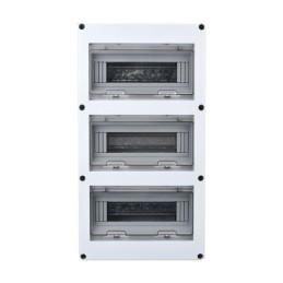 Centralino da parete 36 moduli 3x12 con porta trasparente
