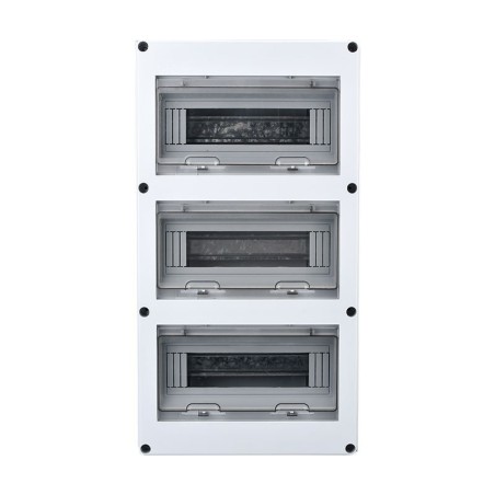 Centralino da parete 36 moduli 3x12 con porta trasparente