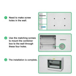 Centralino elettrico da parete IP65 12 moduli DIN