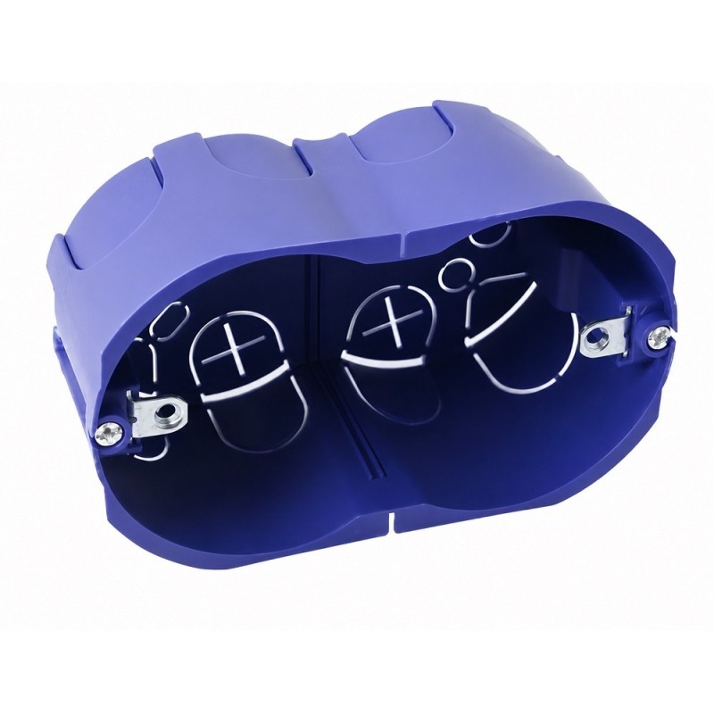 Cassetta modulare FAEG FG10253 3 posti blu per cartongesso IP20