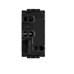 Presa bivalente 10A-16A 250V 2P+T nero compatibile con serie Living International