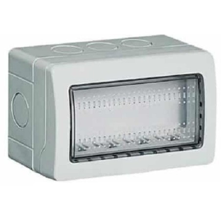 Idrobox IP55 4 moduli bianco compatibile Living International