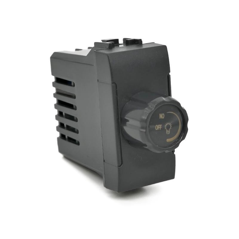 Interruttore dimmer 500W nero compatibile Living International