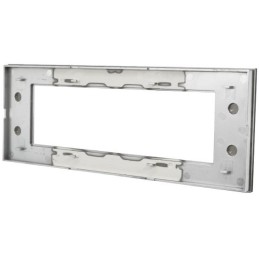 Placca in vetro bianco 7 posti compatibile Living International