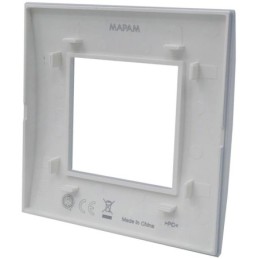 Placca 2 posti antracite Soft Touch compatibile Living International