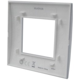 Placca 2 posti nera Soft Touch compatibile Living International