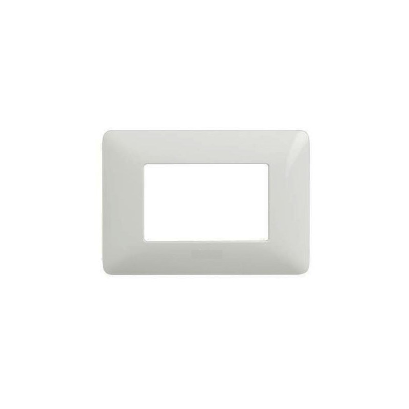 Placca 3 Posti Bianca 3M compatibile Matix