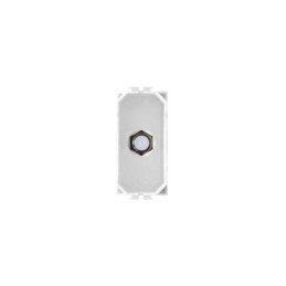 Presa Tv a Vite Satellitare da Incasso Bianca Compatibile Matix