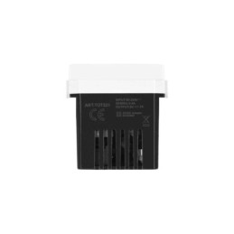 Alimentatore doppia presa USB 5V 2A Bianco compatibile Matix