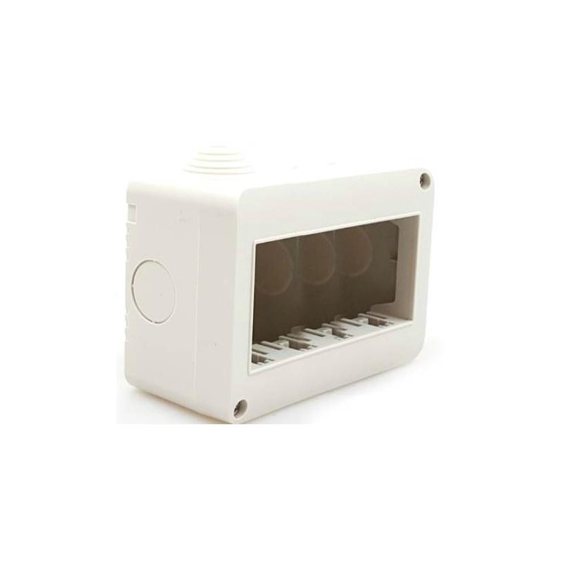 Box 4 moduli bianco compatibile Matix