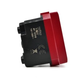Presa bivalente 10-16A per segnalazione linea dedicata/emergenza rossa compatibile Matix