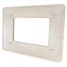 Placca in tecnopolimero 3P champagne compatibile Matix